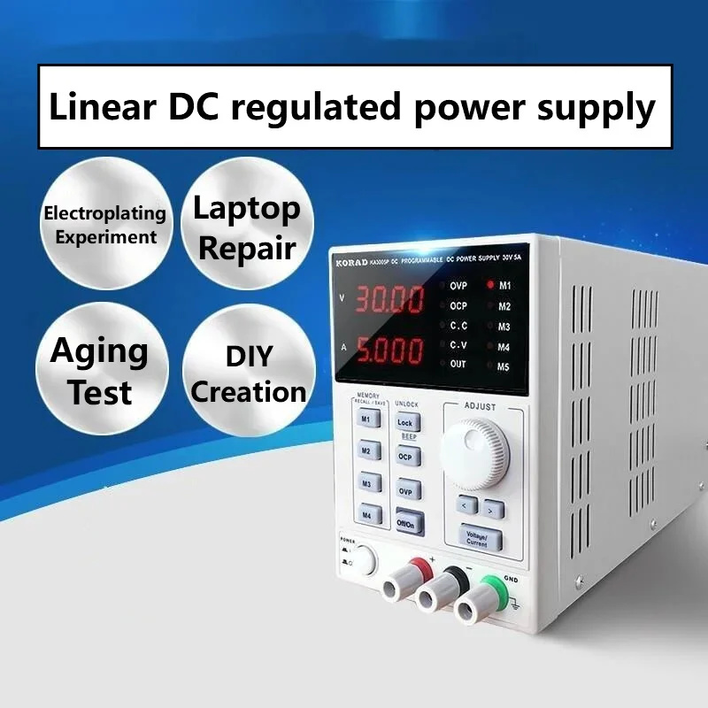 Programmable Dc Power Supply 60V 10A - Zasilacz liniowy DC regulowany 30V 60V