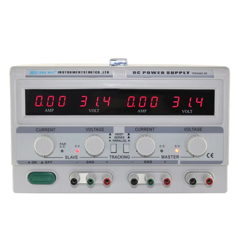 Dual Channel Linear Power Supply 30V 5A - Zasilacz laboratoryjny dwukanałowy regulowany TPR-3005-2D, 30V