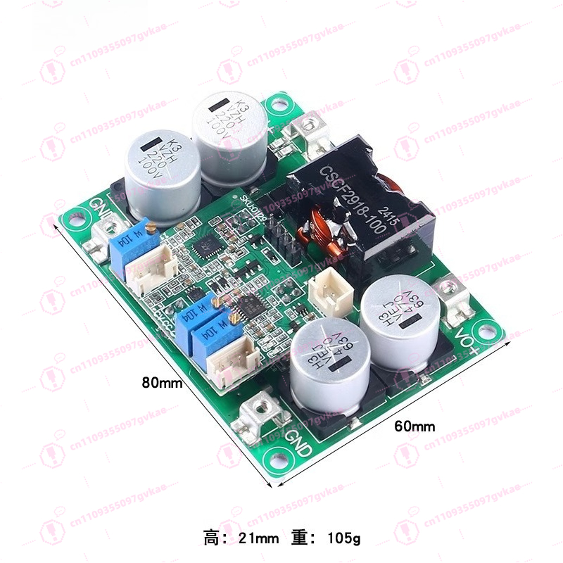 Step Down Dc Power Supply Module 1000W - Moduł synchronicznego przetwornika DC-DC obniżającego napięcie