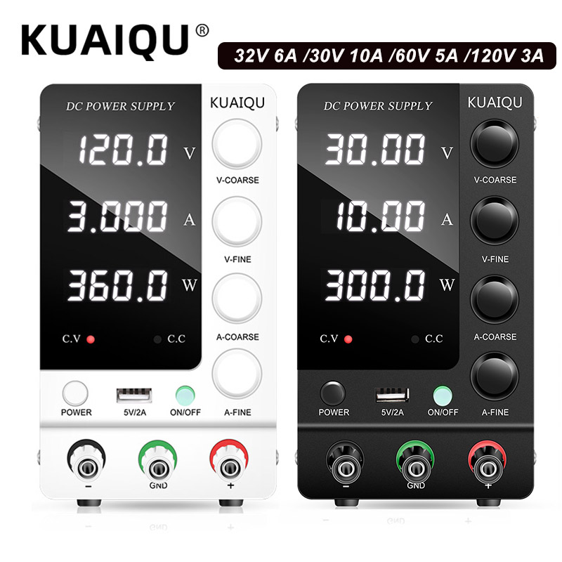 High Precision Adjustable Lab Power Supply 120V 3A - KUAIQU Laboratoryjny Zasilacz DC 30V 10A