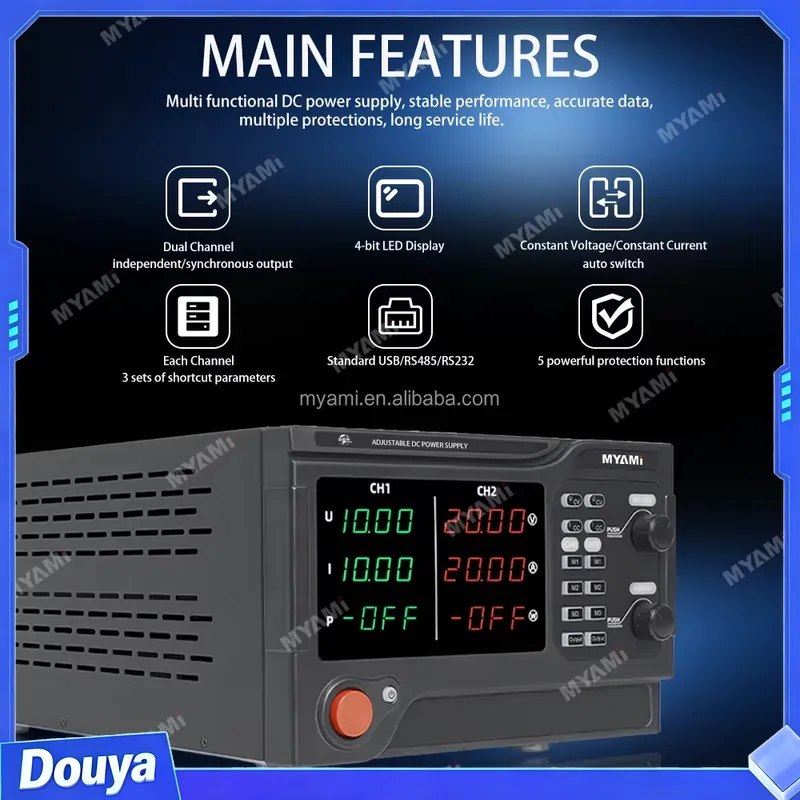Zasilacz laboratoryjny MYAMi 1 – High Power 60V 20A Bench Power Supply recenzja i cena
