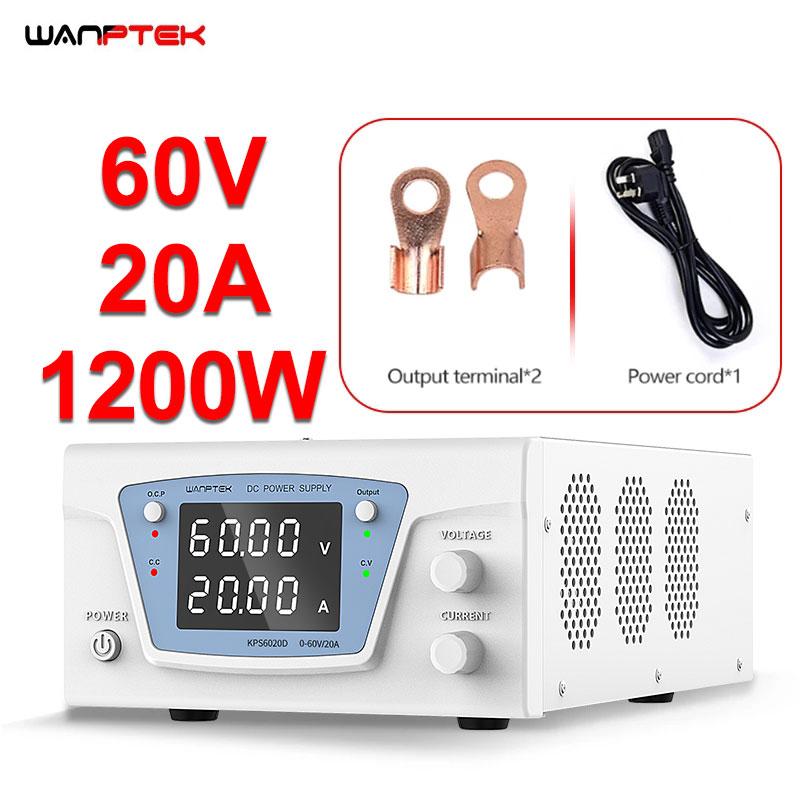 Zasilacz laboratoryjny DC Wanp – High Power 60V 20A Bench Power Supply recenzja i cena