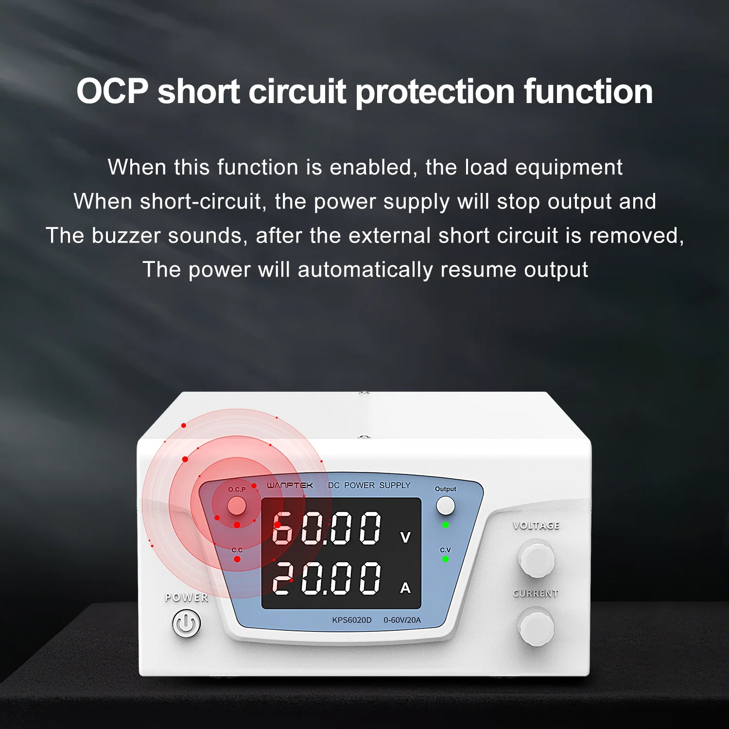 Zasilacz laboratoryjny DC Wanp – High Power 60V 20A Bench Power Supply recenzja i cena