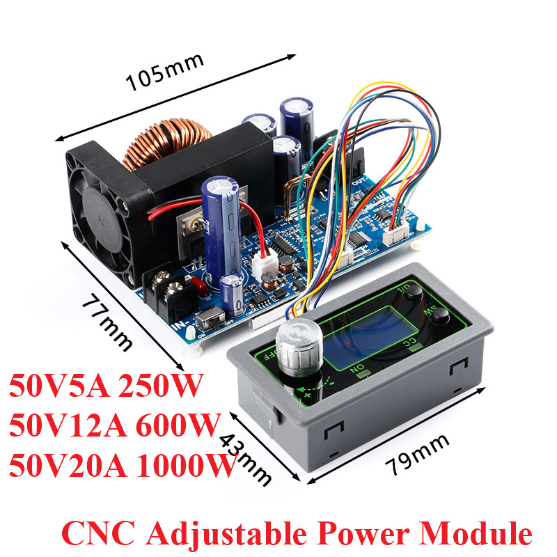 Moduł zasilacza WZ5020L DC 50V – Step Down Dc Power Supply Module 1000W recenzja i cena