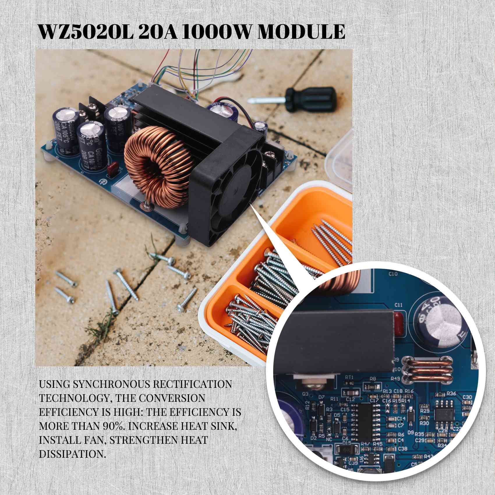 AC18 (Gwarantowanej Jakości) W – Step Down Dc Power Supply Module 1000W recenzja i cena