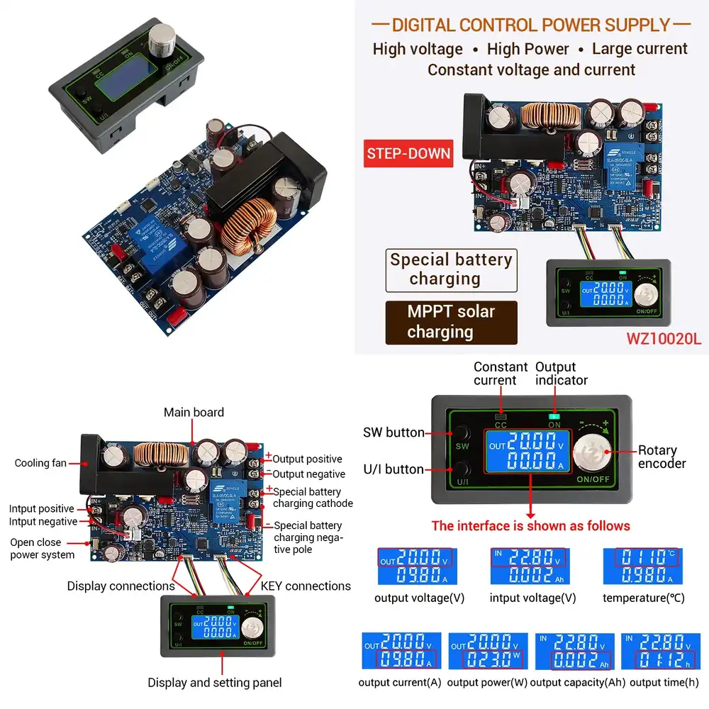 Moduł DC Buck 100V 1000W Wysok – Step Down Dc Power Supply Module 1000W recenzja i cena